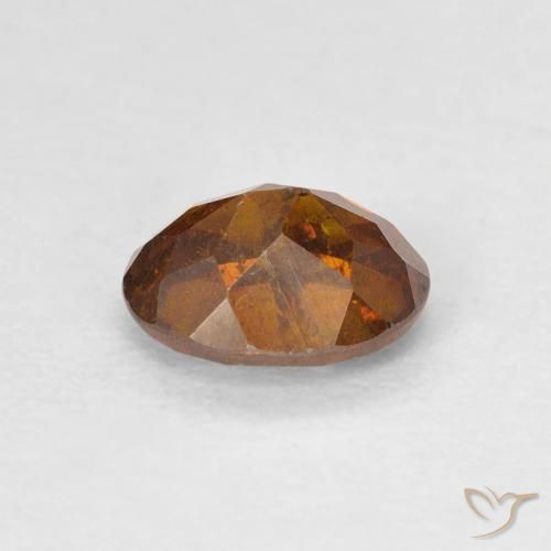 Esfalerita Laranja Médio Natural 0.92ct, oval, SI-I1