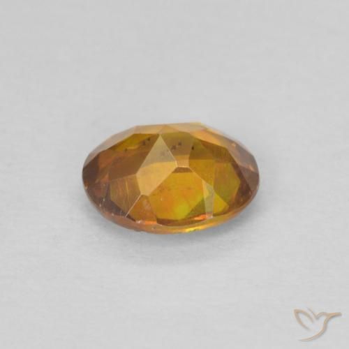 Esfalerita terra laranja Natural 0.62ct, oval, SI-I1