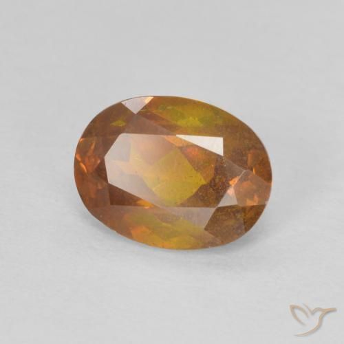 Esfalerita Laranja Profundo Natural 1.48ct, oval, SI-I1