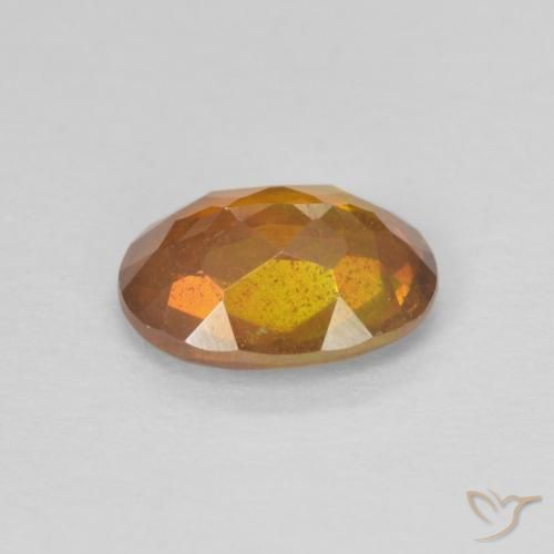 Esfalerita Laranja Profundo Natural 1.48ct, oval, SI-I1