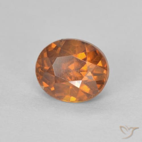 Esfalerita Laranja Profundo Natural 0.93ct, oval, SI-I1