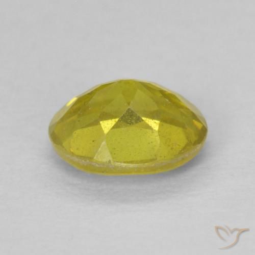 Esfalerita amarelo médio Natural 0.59ct, oval, VS-SI