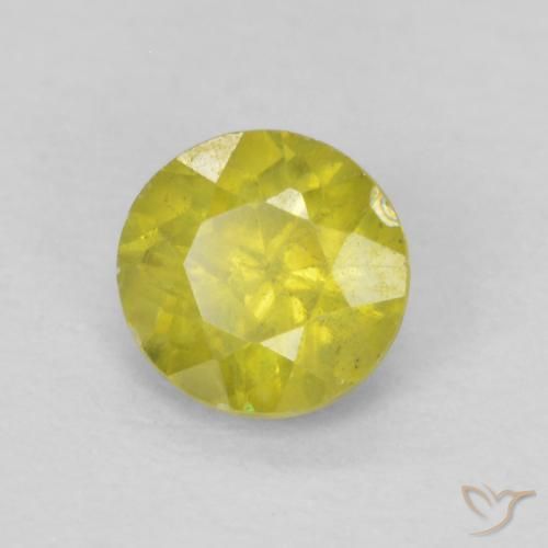Esfalerita Pineapple yellow Natural 0.44ct, Redondo, SI-I1