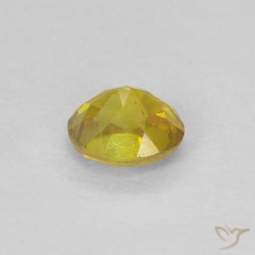 Esfalerita Dourado-Laranja Natural 0.28ct, oval, VS-SI