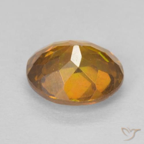 Esfalerita Marrom dourado Natural 1.43ct, oval, VS-SI