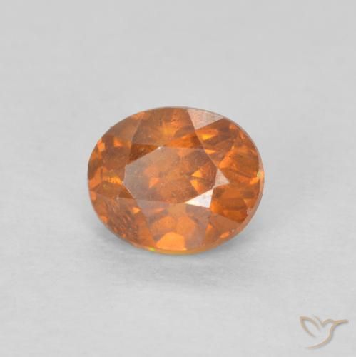 Esfalerita Cidra de Laranja Natural 0.63ct, oval, SI-I1