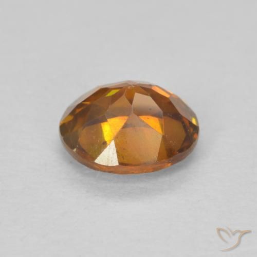 Esfalerita terra laranja Natural 0.77ct, oval, SI-I1