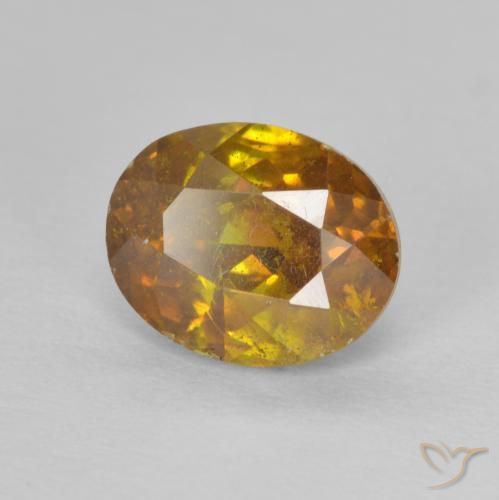 Esfalerita Ouro Natural 2.05ct, oval, SI-I1