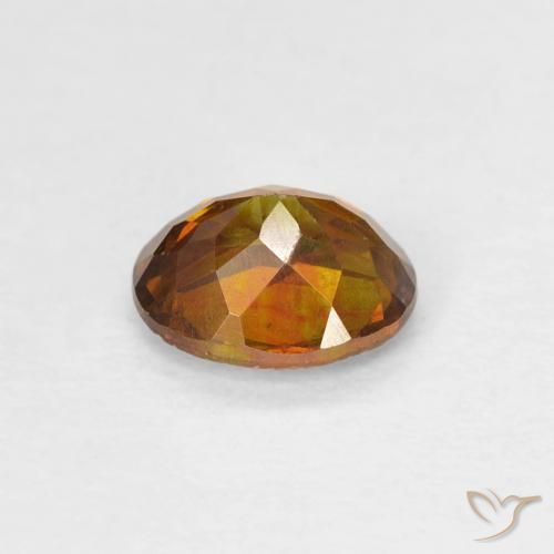 Esfalerita Dourado acastanhado Natural 0.80ct, oval, SI-I1