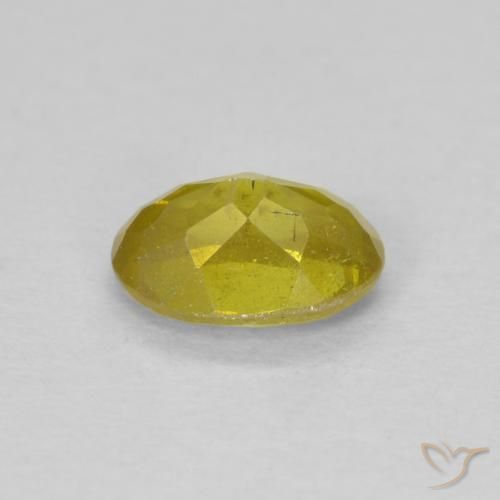 Esfalerita amarelo médio Natural 0.72ct, oval, SI-I1