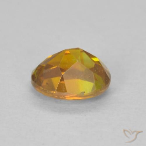 Esfalerita Laranja Médio Natural 0.70ct, oval, SI-I1