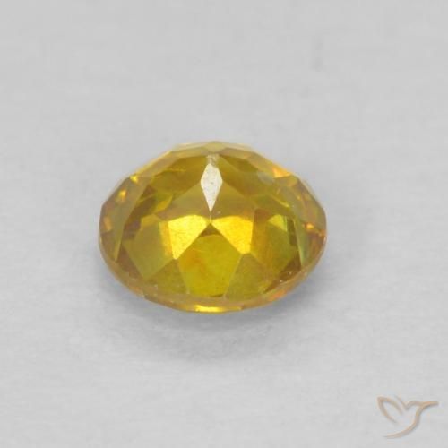 Esfalerita Abelha Amarela Natural 0.33ct, Redondo, SI-I1
