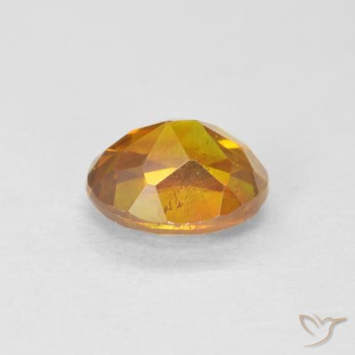 Esfalerita terra laranja Natural 1.19ct, oval, VS-SI
