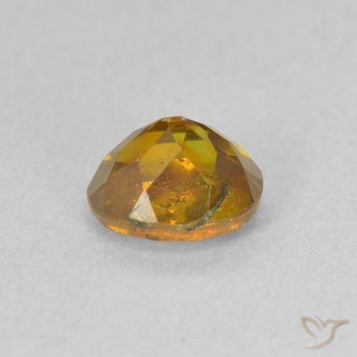 Esfalerita ouro médio Natural 0.94ct, oval, SI