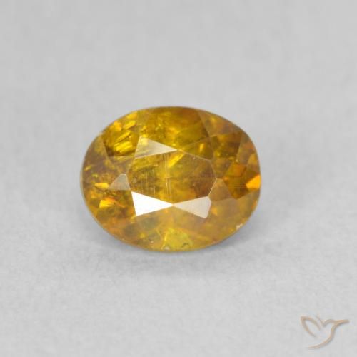 0.85ct Natural Ouro Esfalerita, oval, SI