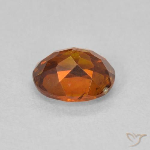 Esfalerita Laranja Profundo Natural 0.93ct, oval, VS-SI
