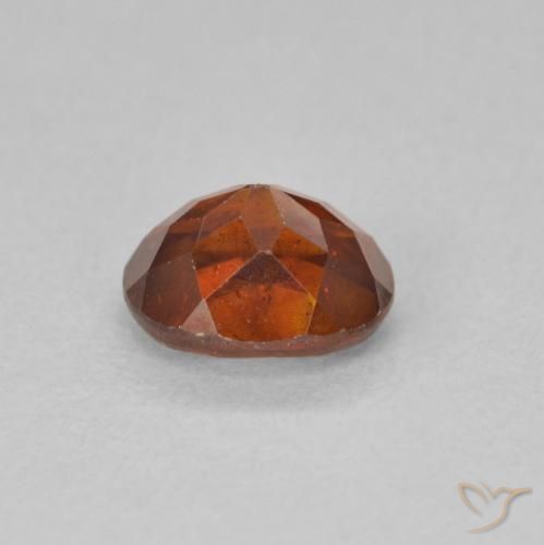 Esfalerita laranja avermelhado Natural 1.42ct, oval, SI