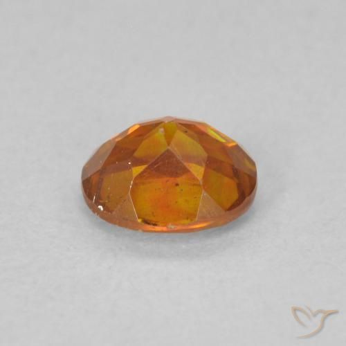 Esfalerita Laranja Médio Natural 0.66ct, oval, SI