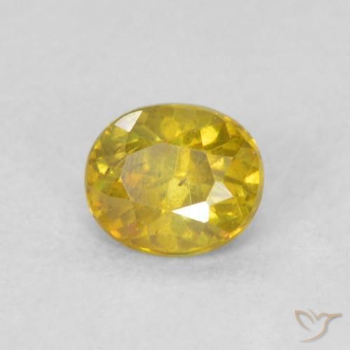 Esfalerita Dourado Natural 0.27ct, oval, VS-SI