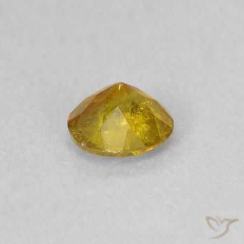 Esfalerita Laranja acastanhado Natural 0.29ct, Redondo, SI