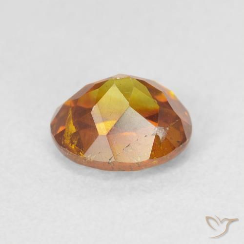 Esfalerita Laranja Profundo Natural 1.46ct, oval, VS-SI