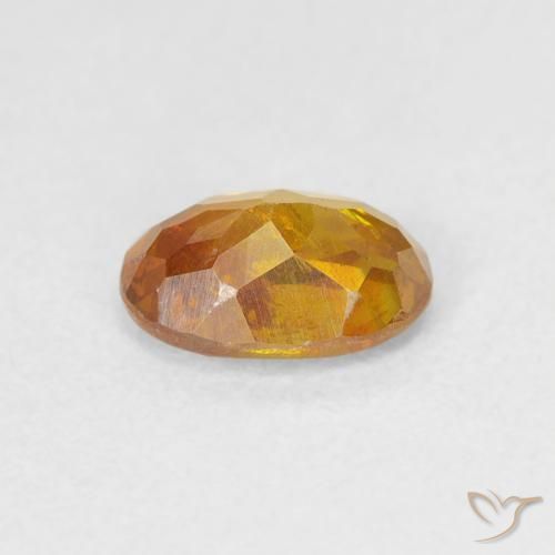 Esfalerita Laranja Médio Natural 0.87ct, oval, VS-SI