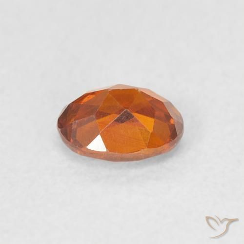 Esfalerita Laranja Profundo Natural 0.40ct, oval, VS-SI