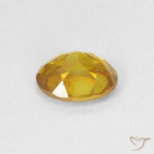 Esfalerita amarelo médio Natural 0.65ct, oval, VS-SI