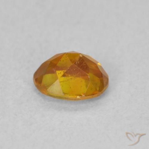 Esfalerita Marrom dourado Natural 0.50ct, oval, SI