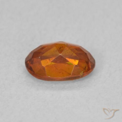 Esfalerita Laranja Médio Natural 0.62ct, oval, SI