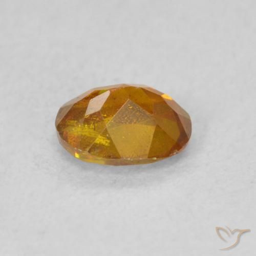 Esfalerita Medium Dark-Orange Natural 0.55ct, oval, SI