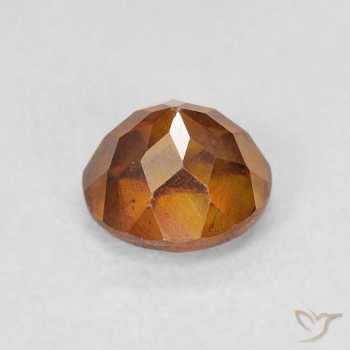 Esfalerita Marrom dourado Natural 0.80ct, Redondo, VS-SI