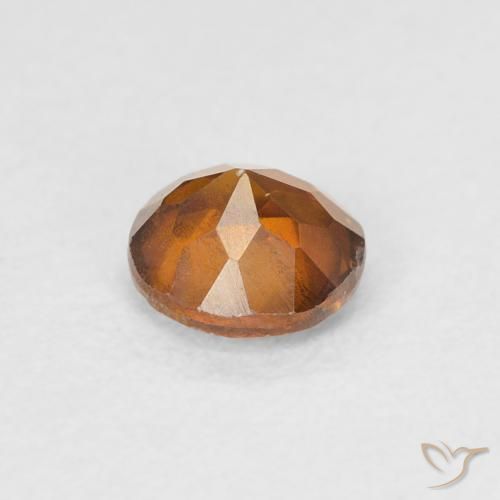 Esfalerita Laranja escuro Natural 0.62ct, Redondo, VS-SI