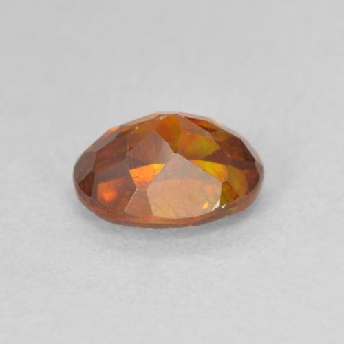 Esfalerita Laranja Marrom Profundo Natural 1.33ct, oval, SI
