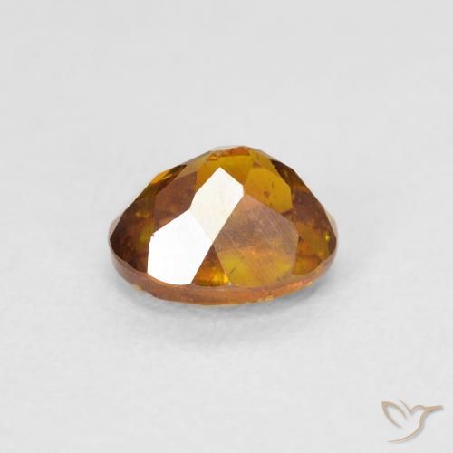 Esfalerita Marrom dourado Natural 1.25ct, oval, SI