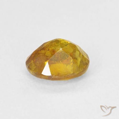 Esfalerita Marrom dourado Natural 0.75ct, oval, SI