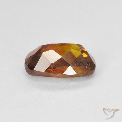 Esfalerita Laranja Profundo Natural 1.46ct, Almofada, SI