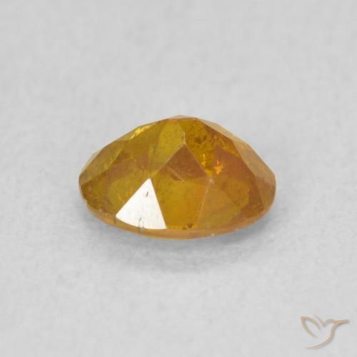 Esfalerita Laranja brilhante Natural 0.56ct, oval, SI