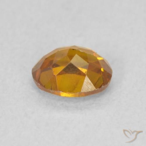 Esfalerita Laranja Profundo Natural 0.56ct, oval, SI