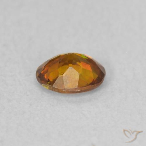 Esfalerita Laranja Profundo Natural 0.28ct, oval, SI