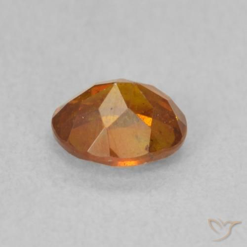 Esfalerita Laranja Profundo Natural 0.72ct, oval, SI