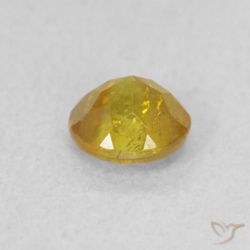 Esfalerita Marrom dourado Natural 0.53ct, Redondo, SI