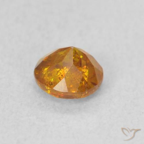 Esfalerita Medium Light-Orange Natural 0.54ct, Redondo, SI