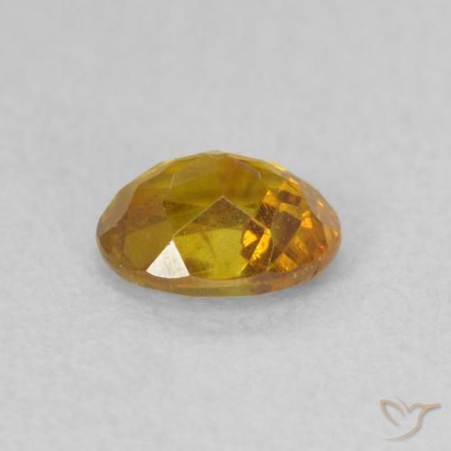 Esfalerita Laranja Profundo Natural 0.50ct, oval, SI