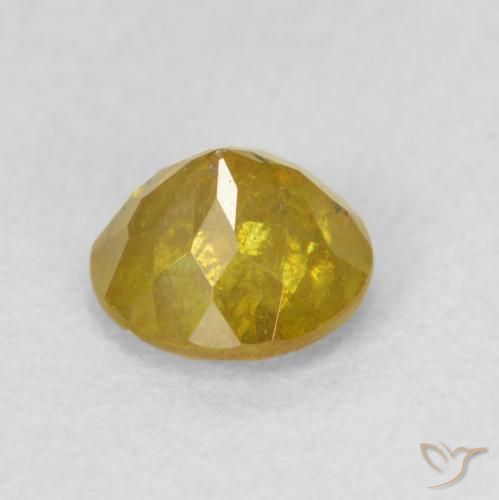 Esfalerita Marrom dourado Natural 0.85ct, Redondo, SI