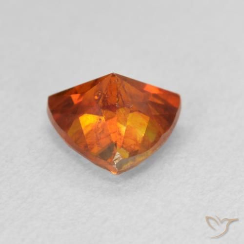 Esfalerita laranja natural 1,61ct, trillion, VS-SI