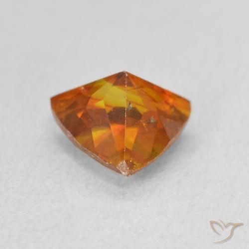 Esfalerita Laranja Médio Natural 1.69ct, Trilhão, SI