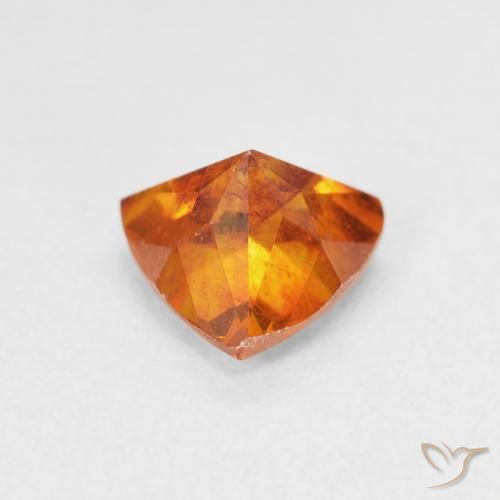 Esfalerita Laranja Médio Natural 1.59ct, Trilhão, SI