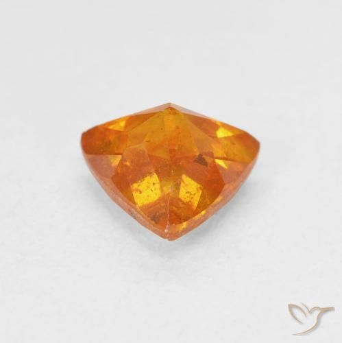 Esfalerita damasco laranja Natural 1.67ct, Trilhão, SI