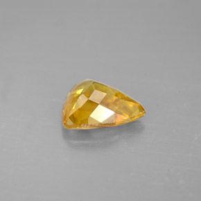 Esfena amarelo natural 1,52ct, trillion, VS